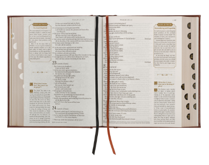 Brown Faux Leather Family Heritage Bible