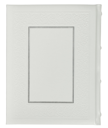 White Faux Leather Hardcover Family Heritage Bible