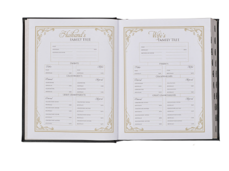 Black Faux Leather Hardcover Family Heritage Bible