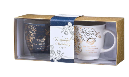 A Beautiful Morning Two Piece Ceramic Mug Set 