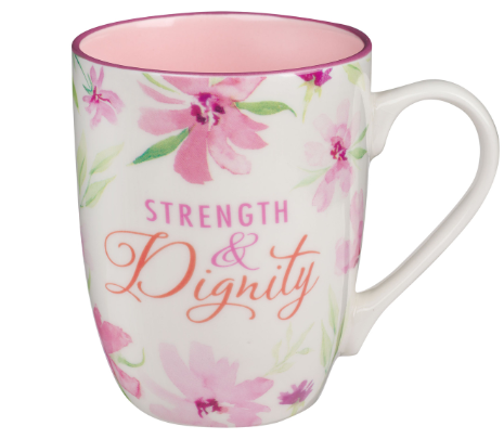 Pink Blossom Ceramic Coffee Mug