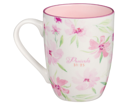 Pink Blossom Ceramic Coffee Mug