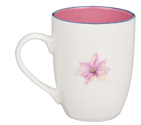 Pink Wreath Ceramic Coffee Mug 
