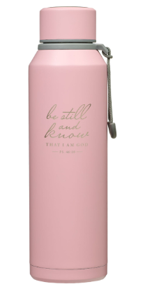 Pink Stainless Steel Water Bottle 