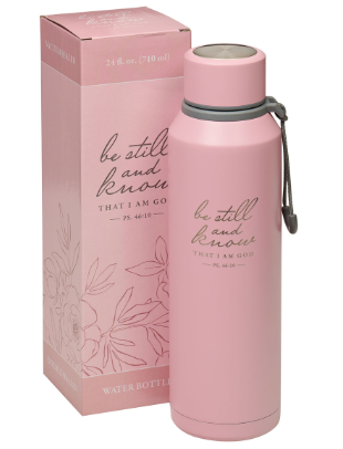 Pink Stainless Steel Water Bottle 