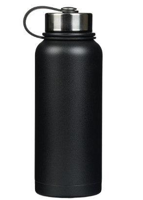  Black Stainless Steel Water Bottle