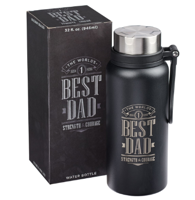 The World's Best Dad Stainless Steel Water Bottle
