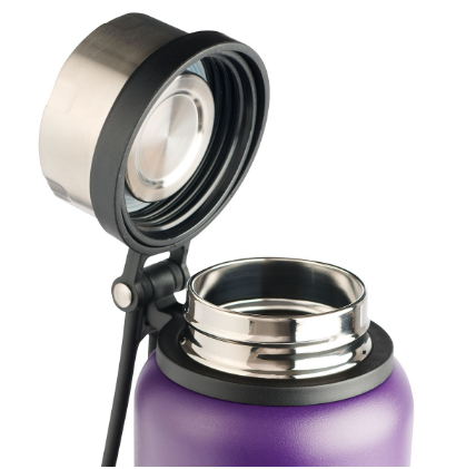 Purple Stainless Steel Water Bottle 