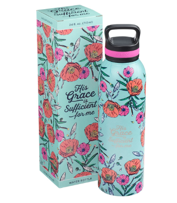 His Grace Stainless Steel Water Bottle 