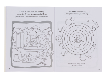 Wise Words for Little Hearts Coloring and Activity Book