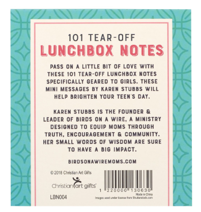 101 Lunchbox Notes For Girls