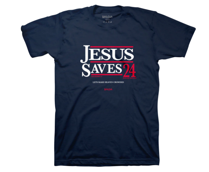 Kerusso Christian T-Shirt Jesus Saves '24