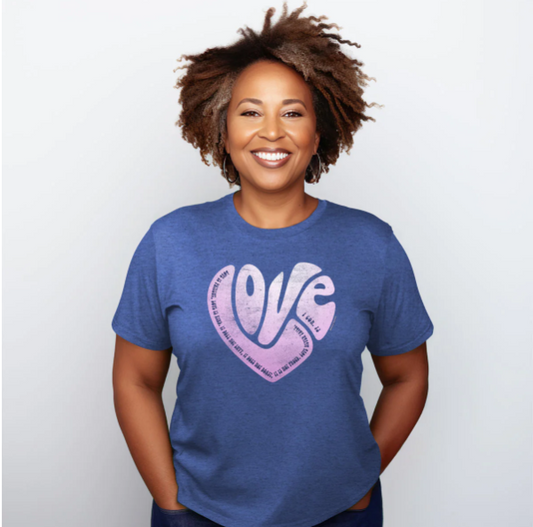 grace & truth Womens T-Shirt Love