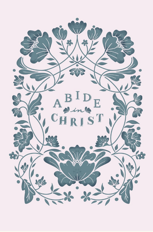Abide in Christ with Off-White Background Digital Download