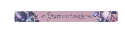 Pink Magnetic Strip bookmarks with scripture verses