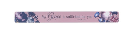 Pink Magnetic Strip bookmarks with scripture verses