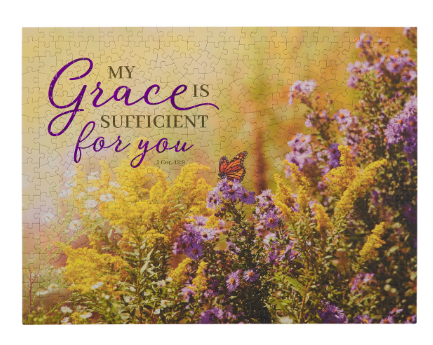 My Grace is Sufficient 500-piece Jigsaw Puzzle - 2 Corinthians 12:9