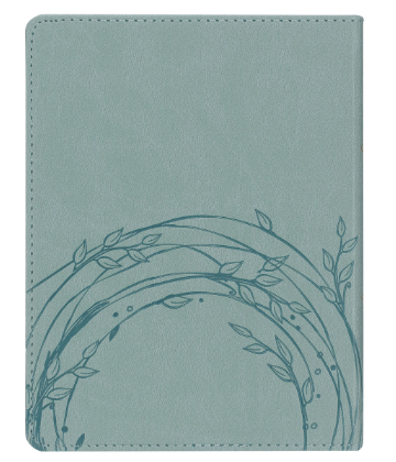 Daily Hope for the Empty Nest Dusty Teal Faux Leather Devotional