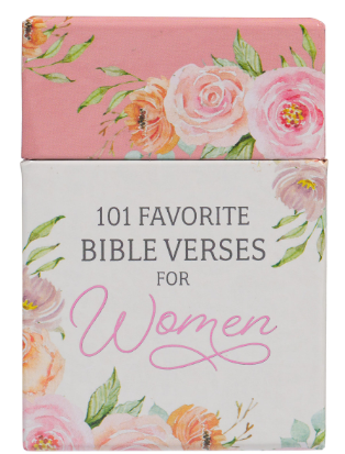 101 Favorite Bible Verses for Women Pink Floral Box of Blessings