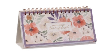 Love is Kind Coral Poppy Undated Weekly Planner