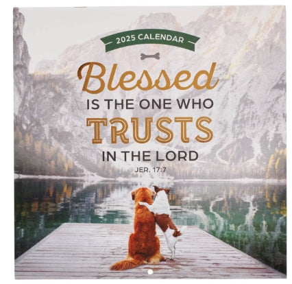 Blessed is The One 2025 Large Wall Calendar - Jeremiah 17:7