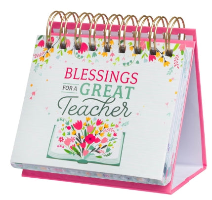 Blessings for a Great Teacher Perpetual Desktop Calendar