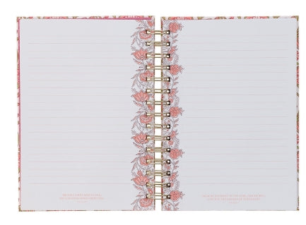 Be Still and Know Pink Spring Wirebound Journal - Psalm 46:10