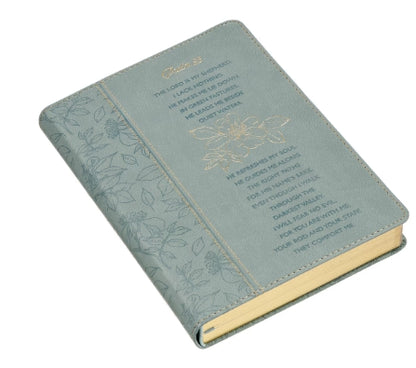 Psalm 23 Blue Faux Leather Classic Journal