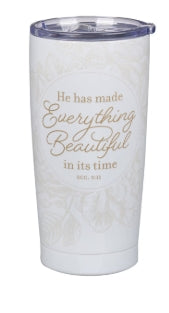 Everything Beautiful Stainless Steel Travel Tumbler - Ecclesiastes 3:11