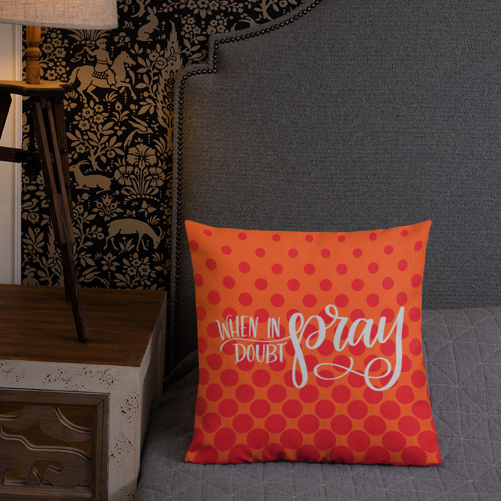 Premium Pillow -Pray