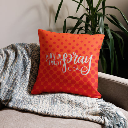Premium Pillow -Pray