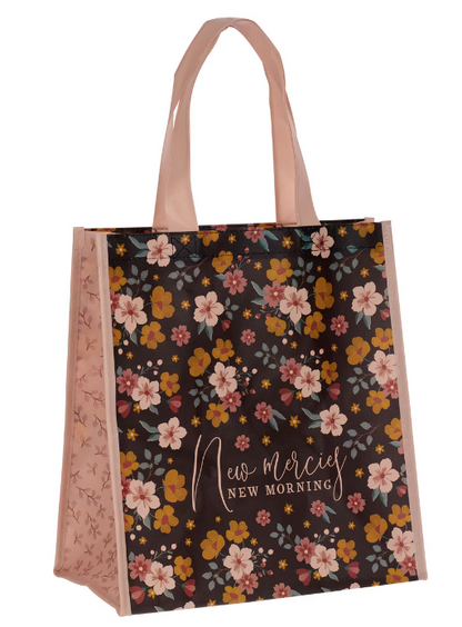 New Mercies New Morning Non-Woven Coated Tote Bag