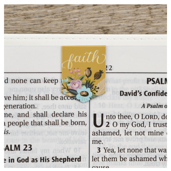 Faith Hope Love Die-cut Petite Magnetic Bookmark Set