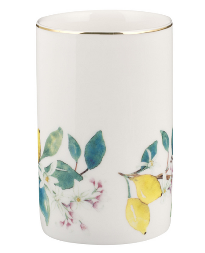 Rejoice Always Lemon Ceramic Table Vase - 1 Thessalonians 5:16