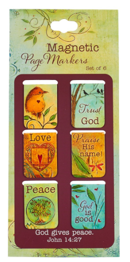 Peaceful Thoughts Mini Magnetic Bookmark Set