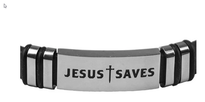 Kerusso Mens Bracelet Jesus Saves