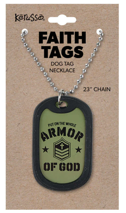 Faith Gear Dogtag Necklace Armor Of God