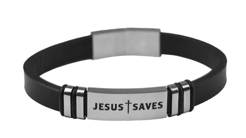 Kerusso Mens Bracelet Jesus Saves