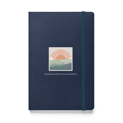 Hardcover bound notebook -Everything is possible