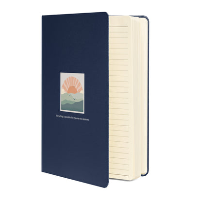 Hardcover bound notebook -Everything is possible