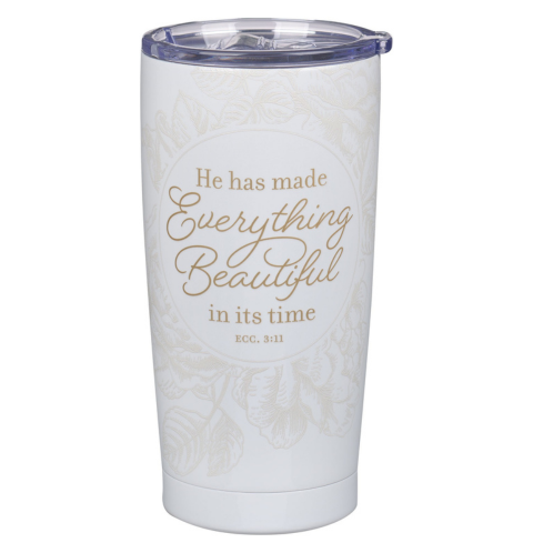 Everything Beautiful Stainless Steel Travel Tumbler - Ecclesiastes 3:11