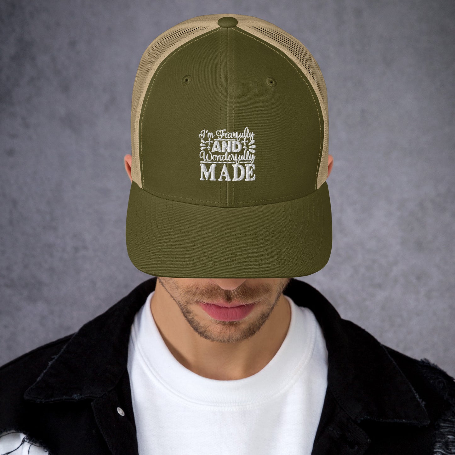 Trucker Cap -Fearfully and wonderfully made