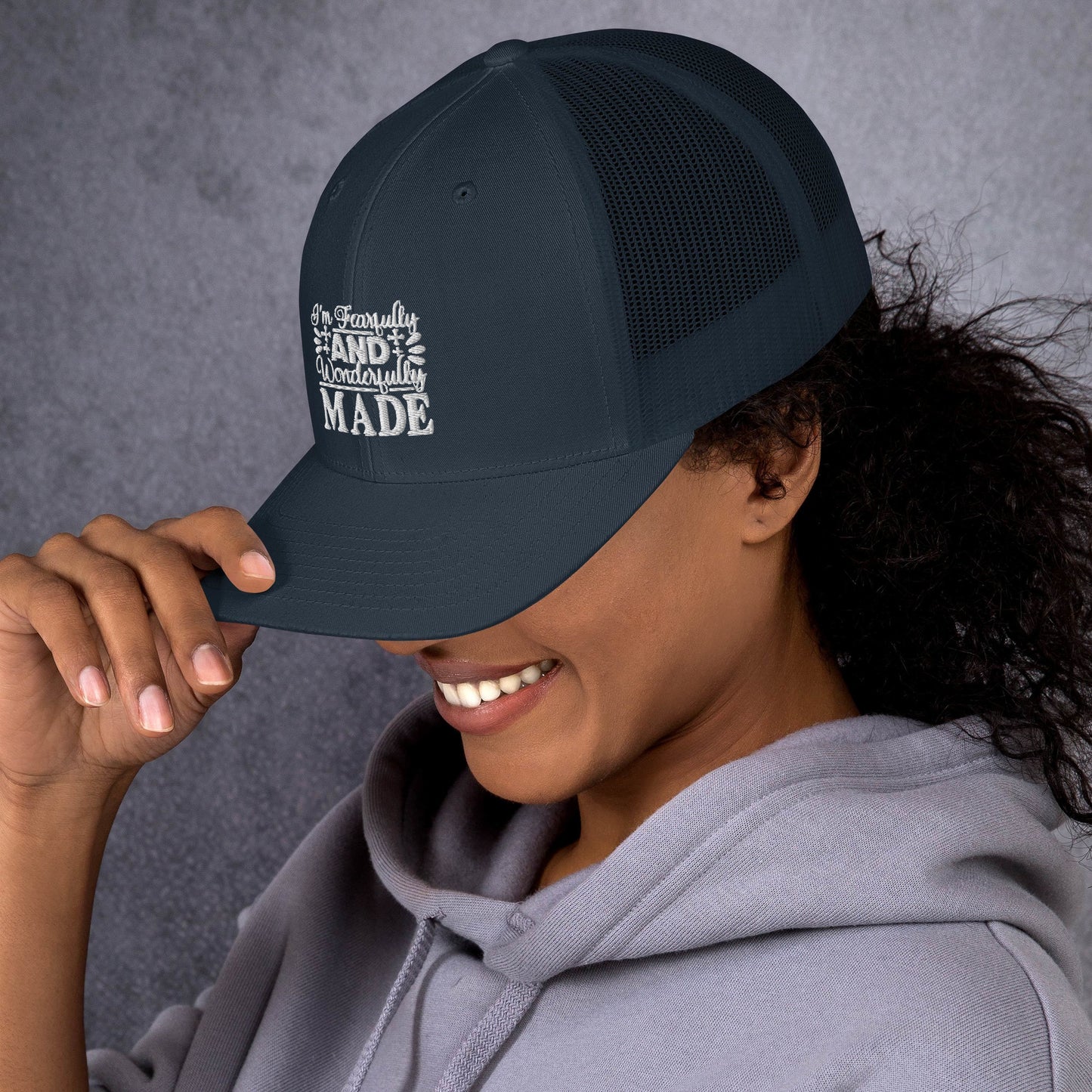 Trucker Cap -Fearfully and wonderfully made