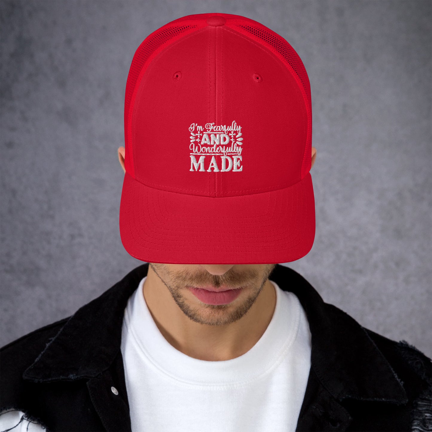 Trucker Cap -Fearfully and wonderfully made