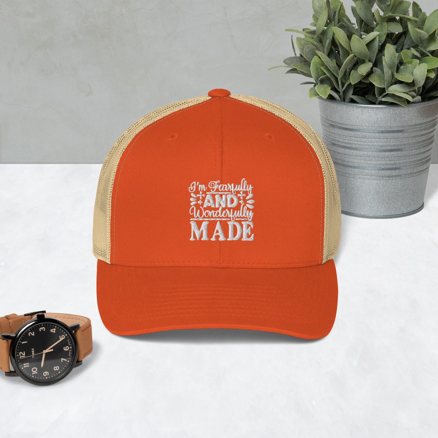 Trucker Cap -Fearfully and wonderfully made