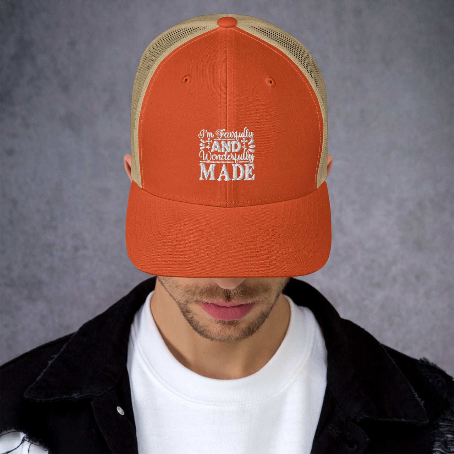 Trucker Cap -Fearfully and wonderfully made