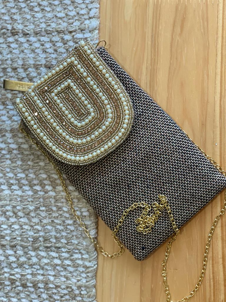 Crossbody Embroidered Cellphone Bag