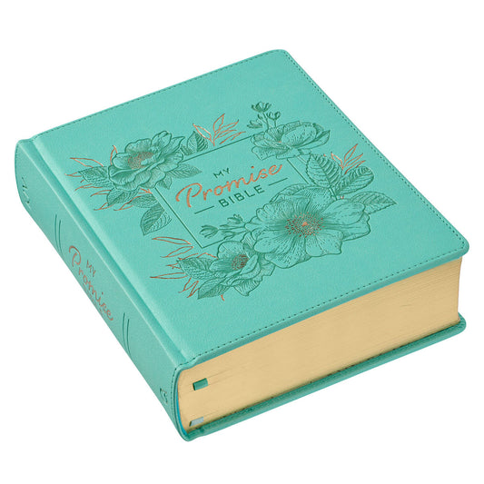 Teal Faux Leather Hardcover KJV My Promise Bible